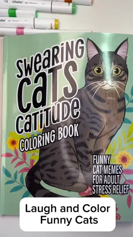 Swearing Cats Funny Coloring Book #cats #funnycats #catsareasswholes #naughtycat #catsoftiktok #funnycatsoftiktok #catmom #catmonlife #catlover #CapCut 