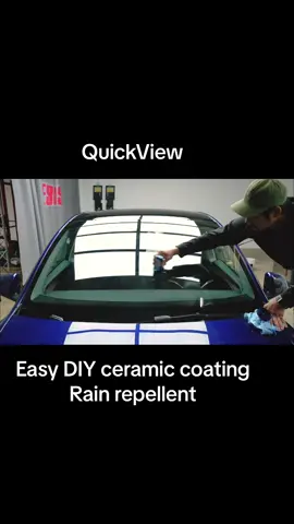 Weather the storms with QuickView ⛈️ ☔️  Link in bio to shop.  #tesla #teslatok #modely #gyeon #gyeonquickview #quickview #rainrepellent #ceramiccoating #sale #teslaaccesories 