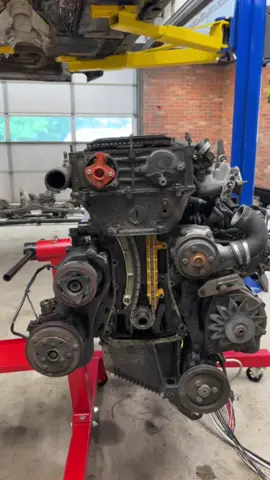 BMW E34 M5 Engine Rotation #bmw #bmwe34 #bmwm5 #restoration #cars #automotive #mechanic #cartok 