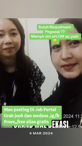 #jobportal #openhiring #joobindonesia #postinglokergratis #jobportalgratis #areabekasi #bekasikota #kabupatenbekasi #bogor #jakartatimur 