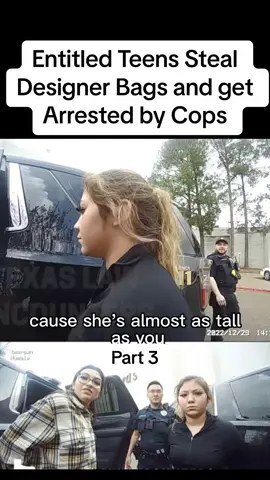 Entitled Teens Steal Designer Bags and get Arrested by Cops