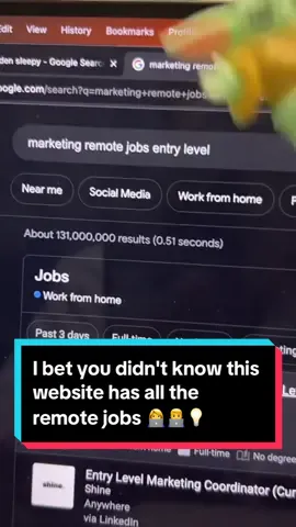 #stitch with @Kyle is baked I bet you didn't know this website has all the remote jobs 👩‍💻👨‍💻💡 #remotejobs #googlejobs #jobtips #wonsulting