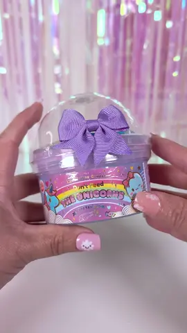 Don't feed the Unicorns Slime from @Kawaii Slime Company . This butter slime, so soft and smells very nice🥰 . #slime #kawaiislime #asmrslime #asmr #satisfying  #kawaiigirl #fy #unicorns #butterslime 