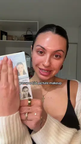 Natural and lifted makeup for your next passport/id picture 🤍 #passportmakeup 