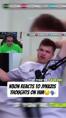 N3on reacts to Jynxzi 😂😭#CapCut #n3on #kick #jynxzi #podcast #jynxziclips #fyp #clips #viralvideo #youtube #viral #sneakoclips #sneako@Jynxzi 