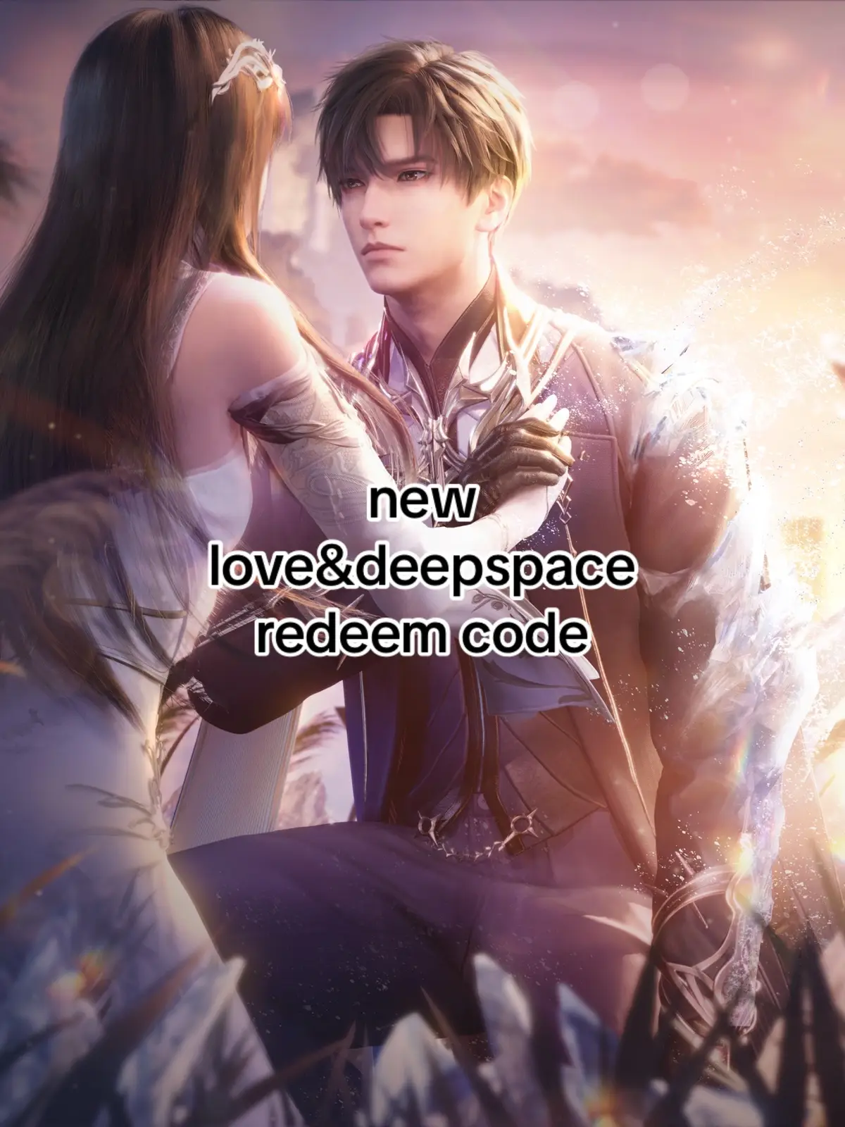 To redeem, go to your Profile > Settings > More > Redeem Code (case sensitive btw) #loveanddeepspace #xavierloveanddeepspace #zayneloveanddeepspace #rafayelloveanddeepspace #calebloveanddeepspace #otomegame #redeemcode #fyp 