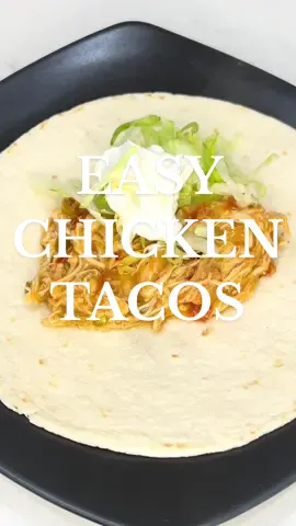 Easy crockpot chicken tacos #EasyRecipes #crockpotrecipes #chickentacos #DinnerIdeas #crockpot 