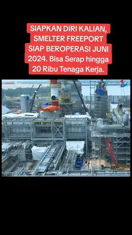 Presiden Joko Widodo memastikan smelter PT Freeport akan beroperasi Juni 2024. Hal itu disampaikan Presiden Jokowi saat menghadiri Muktamar XX Ikatan Mahasiswa Muhammadiyah di Palembang, Provinsi Sumatera Selatan, pada Jumat 1 Maret 2024.  