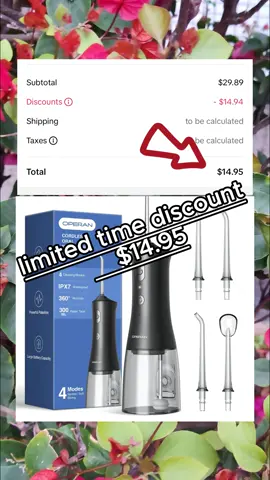 If you are not flossing or taking good care of your mouth, you need a water flosser! ##fyp##smile##whitening##teeth##mouth##health##clean 