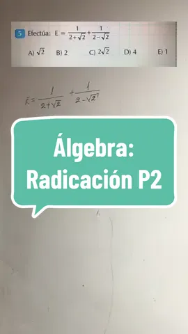 Radicación propiedades #academias #preuniversitario #matematicastiktok #matematica #razonamientomatematico #academia #algebra #elpostulante 