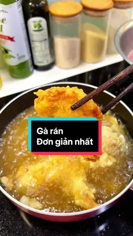 Gà rán đơn giản nhất bằng bột mì #food #foodtiktok #nauan #homnayangi #xuhuongtiktok #cooking #cook #nấuăn 