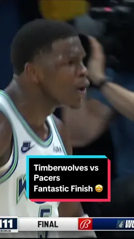 What a #FantasticFinish between the #Timberwolves and #Pacers 👀🎥 #NBA 