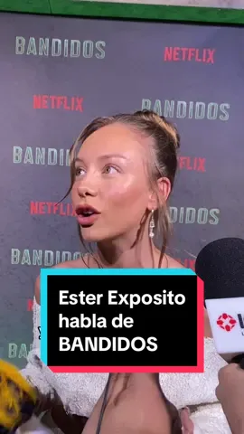 Ester Exposito habla acerca de por qué decidió aparecer en la serie de Netflix, BANDIDOS #esterexposito #CapCut #entrenews #netflix #estrenos #series #seriesnetflix 