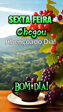 Bom Dia! Abençoada Sexta-feira! 🙏🏻  #CapCutMotivacional #Motivacional #reflexaododia #CapCut #TikTok #BomDia #SextaFeira #Finaldesemana #Lindodia #abençoadodia #DEUS #Gratidão #Bênçãos #Paz #Amigos #Familia #Emnomedejesus #Amém #bomdiaamigos #bomdiaatodos #bomdiameusseguidores #Bomdiaamigosdotiktok #mensagensdebomdia #MensagensdeCarinho #mensagenscristãs 