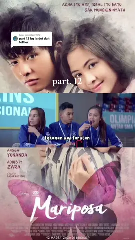 Membalas @FEN12 MARIPOSA 🦋 #mariposa #adhistyzara #anggayunanda #filmindonesia #xyzbca 