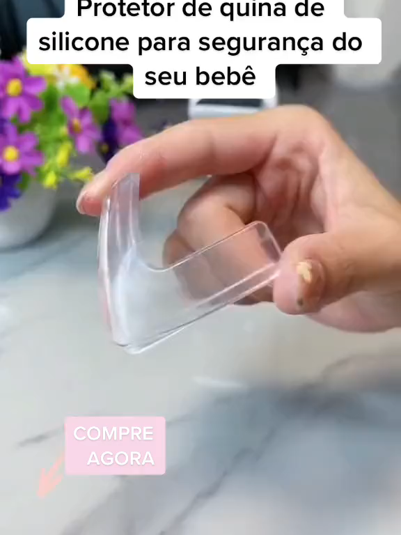 Proteja Seu Lar com o Kit de Silicone para Quinas, Garantindo a Segurança dos Seus Filhos! 👉LINK AQUI: https://shope.ee/4VF5zxiNkJ  #segurançainfantil #proteçãoemcasa #cantoseguro #segurançaresidencial