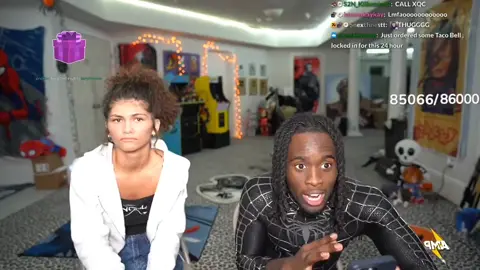 Kai cenat crushing on zendaya #zendaya #kaicenat  