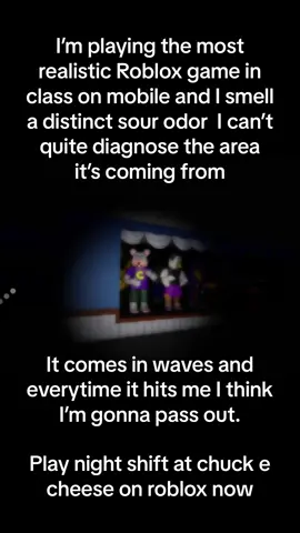 #roblox #chuckecheese #fivenightsatfreddy #fnaf #animatronic #scary #horror #robloxfyp #robloxedit #robloxgamestoplay #nightshiftatchuckecheese 