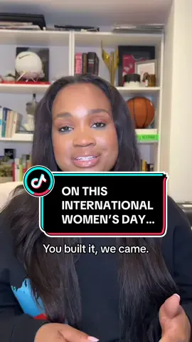 Women’s sports has the attendance, the viewership, the support… on this International Women’s Day, we ask, where are the investors? #theshiftsports #internationalwomensday #womenssports 