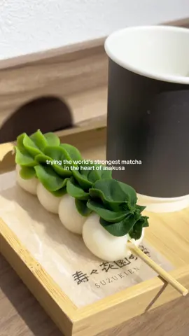 trying the world's strongest matcha ice cream in japan varying from levels 1-7 + additional seasonal flavors and desserts! 🍵 📍suzukien asakusa / 3 chome-4-3 asakusa, taito city, tokyo 111-0032, japan #asakusa #tokyo #suzukien #matcha #greentea #icecream #matchaicecream #mochi 