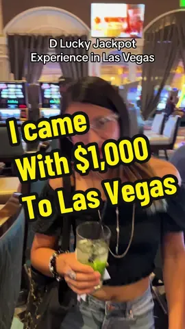 I stayed in Vegas for 1 day. Heres whad happened #dluckyexperience #vegas #casino #jackpot 