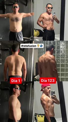 Día 1 vs día 123 🏆🌎 #retofuxion #bioprosport #presport #postsport 