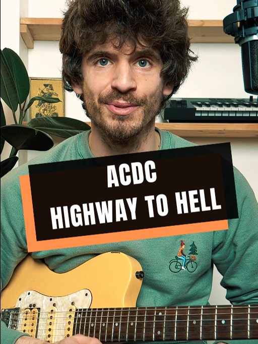 Comment jouer Highway to Hell d'ACDC 🎸 tuto guitare électrique #tutoguitare #highwaytohell #acdc #rock #tuto #apprendrelaguitare