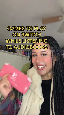 audiobook and switch combo is elite  #nintendoswitchgames#cozyswitchgames#audiobooktok 