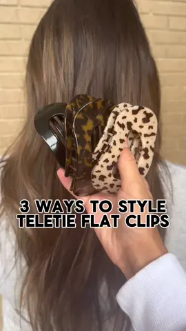 3 ways to style Teletie Flat Clips! Shop on Tiktok Shop now!🖤🛒🛍️💞✨ #tiktokshop #teletie #teletieflatclip #flatclip #hairstyle #hairtok #clawclip #clawcliphairstyles #clawcliphack #hairhack #clips #fyp #trending 