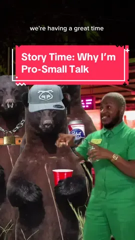 Anyways lmao this was mostly just a silly story but also…yall really be doing this to POC all the time and it’s really annoying. Like especially at a fun outing, I don’t wants have to be talking about my traumatic life experiences lolol.  Imma stay team small talk for life, bc a lot of yall be prying at the wrong times all.  # #blacktok #lgbtq #storytime #smalltalk   Story time Story times black people Story time videos Storytime gay