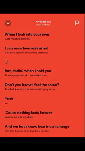Lirik Lagu #gunsnrose #novemberrain #liriklagu #foryou #fyp #💔 