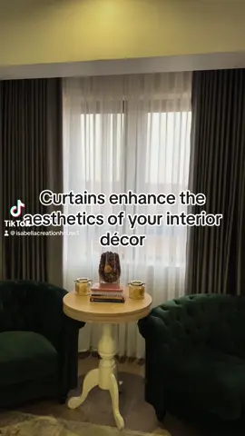 Curtains enhance the aesthetics of your interior décor#isabellacreationhouse #SAMA28 #isabellacurtains #trending #womenempowerment #curtains #ermeloticktock 