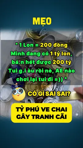 #mẹovặt 358 | Bài toán làm giàu của 