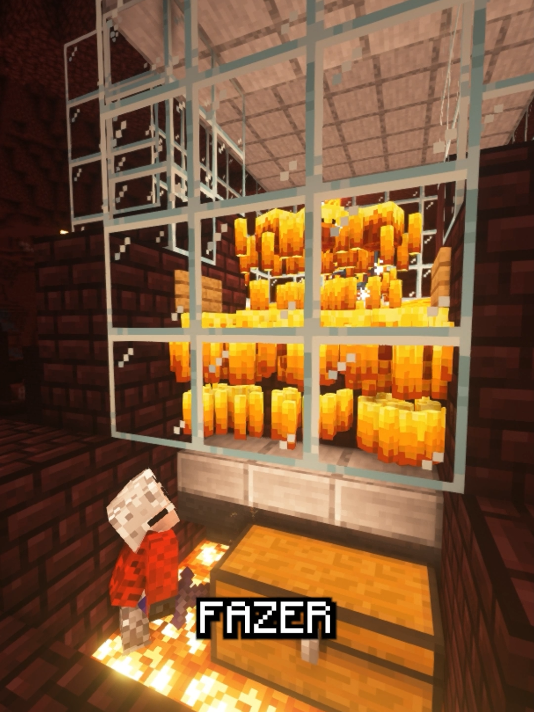 A Farm de Blaze mais Fácil e Eficiente do Minecraft #Minecraft #bedrock #farm