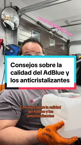 Consejos sobre la calidad del AdBlue y los anticristalizantes @Würth España S.A. #parati #wurth #adblue #tip #consejo #averia #coche #mecanica #mecanico #car 
