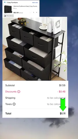 #tiktokshop #dresser #furniture 