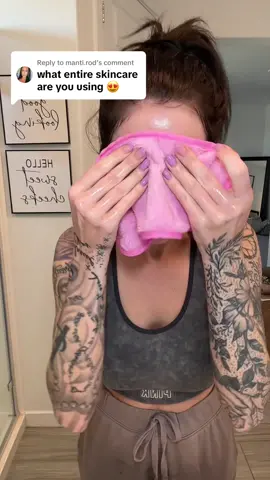 Replying to @manti.rod Skin care routine. Watch until the end for a list of products to screenshot! #skincare #skinscriptrx #dermalogica #kravebeauty #momtok #fyp #tredning 