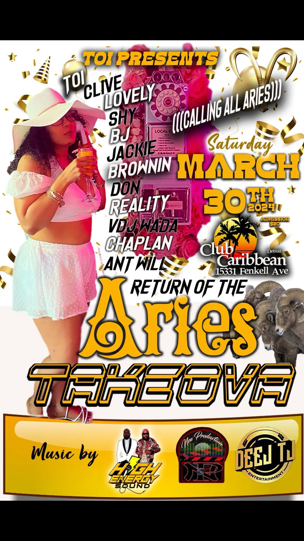 #aries♈️ #turnup #ariestakeova♈️ #ariesseason #partytime #reggae #caribbean #jamaicantingz🇯🇲 