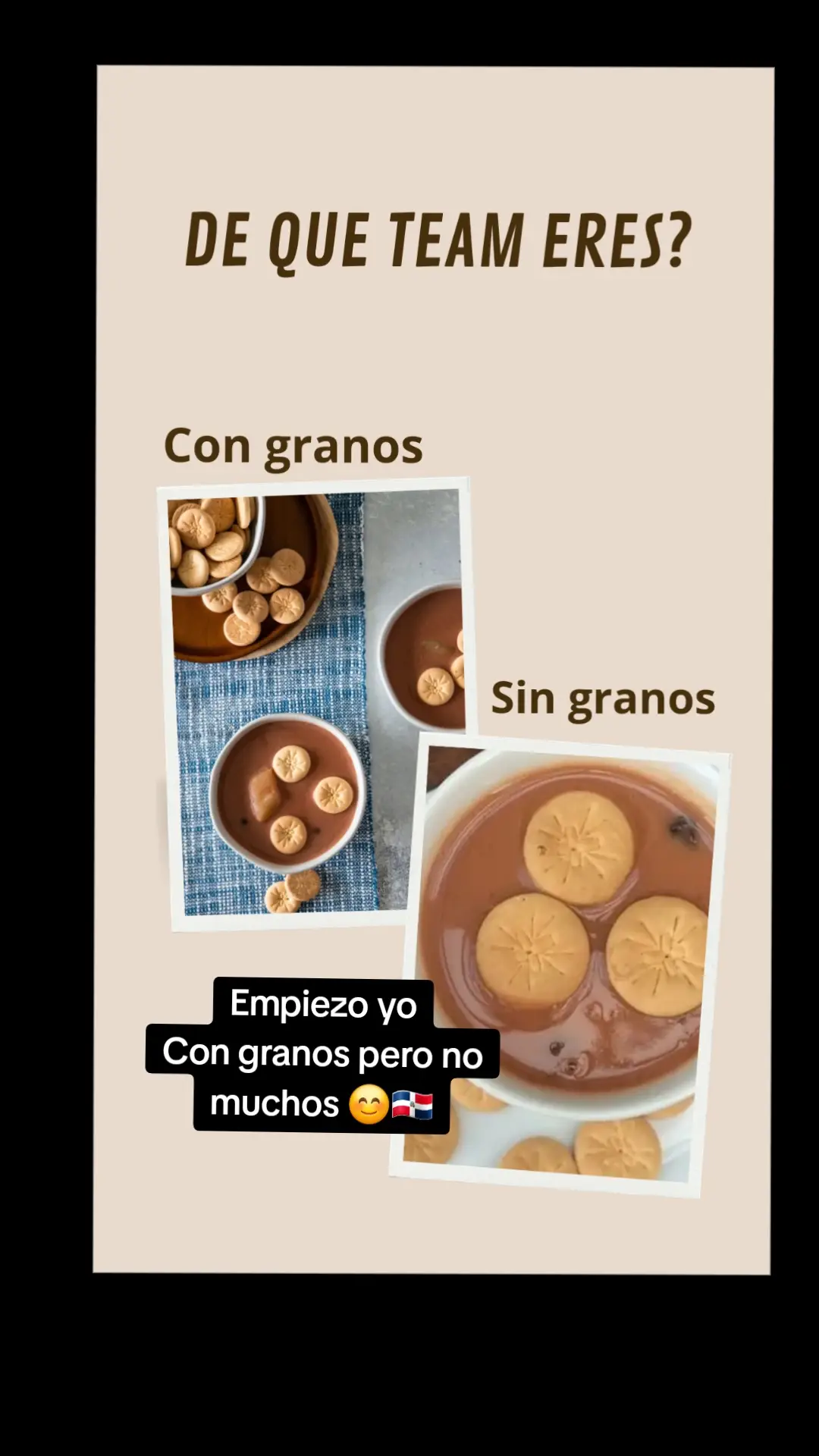 Habichuelas con dulce, como las prefieres?? #lasgre #habichuelascondulce #habichuelassingranos #postresdominicanos #encuestas 