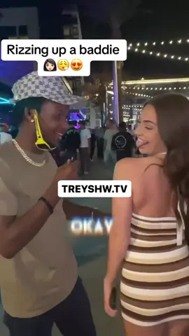 Rizzing up a baddie 😍 #fyp #rizz #cutegirl #confidence #rizzler #fy #interview #publicinterview #treyshwtv #oldtown #scottsdale #az 