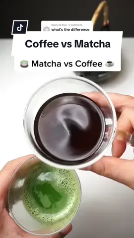 #onthisday coffee vs matcha - here are some key differences!  #matcha #coffee 