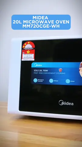 Spice up your Raya feasts with Midea 20L Microwave Oven MM720CGE-WH! Checkout now and make cooking a breeze! #MideaMalaysia #MideaMicrowaveOven #TikTokTech #CrazyFriday #TikTokShopBazaarRaya #TikTokShopBazaarRamadan 