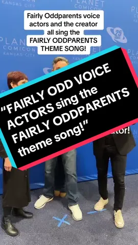 “FAIRLY ODD VOICE ACTORS sing the FAIRLY ODDPARENTS theme song! @Tara Strong #fairlyoddparents #nickelodeon #butchhartman #cosmoandwanda #cartoon #themesong #2000s  #childhood #fyp #foryoupage #foryou 