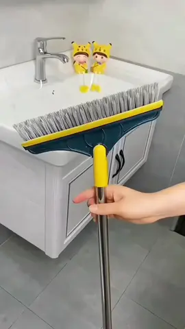Floor cleaning brush Wiper 2-in-1 Bathroom Gap cleaning tool # Floor cleaning brush#follow #comedy #CleaningSupplies#BathroomSupplies 