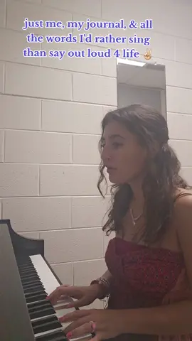 very rough draft of this song I wrote from the fall #fyp #songwriting #singing #music 