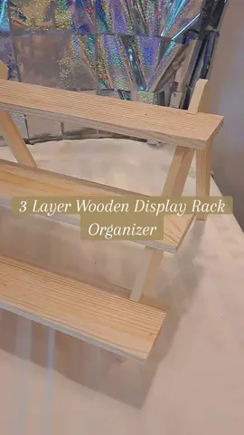 Pov: Found my perfect wooden display rack organizer & can also be a cupcake stand. Get yours na din mga mii CLICK THE YELLOW BASKET.💛🛒 #displayrack #woodendisplayrack #viral #tiktokfinds #tiktokaffiliate 