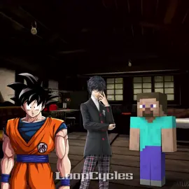Joker and Goku play Dead by Daylight #persona5 #anime #goku #deadbydaylight #dbd #Minecraft #animememes #fyp 