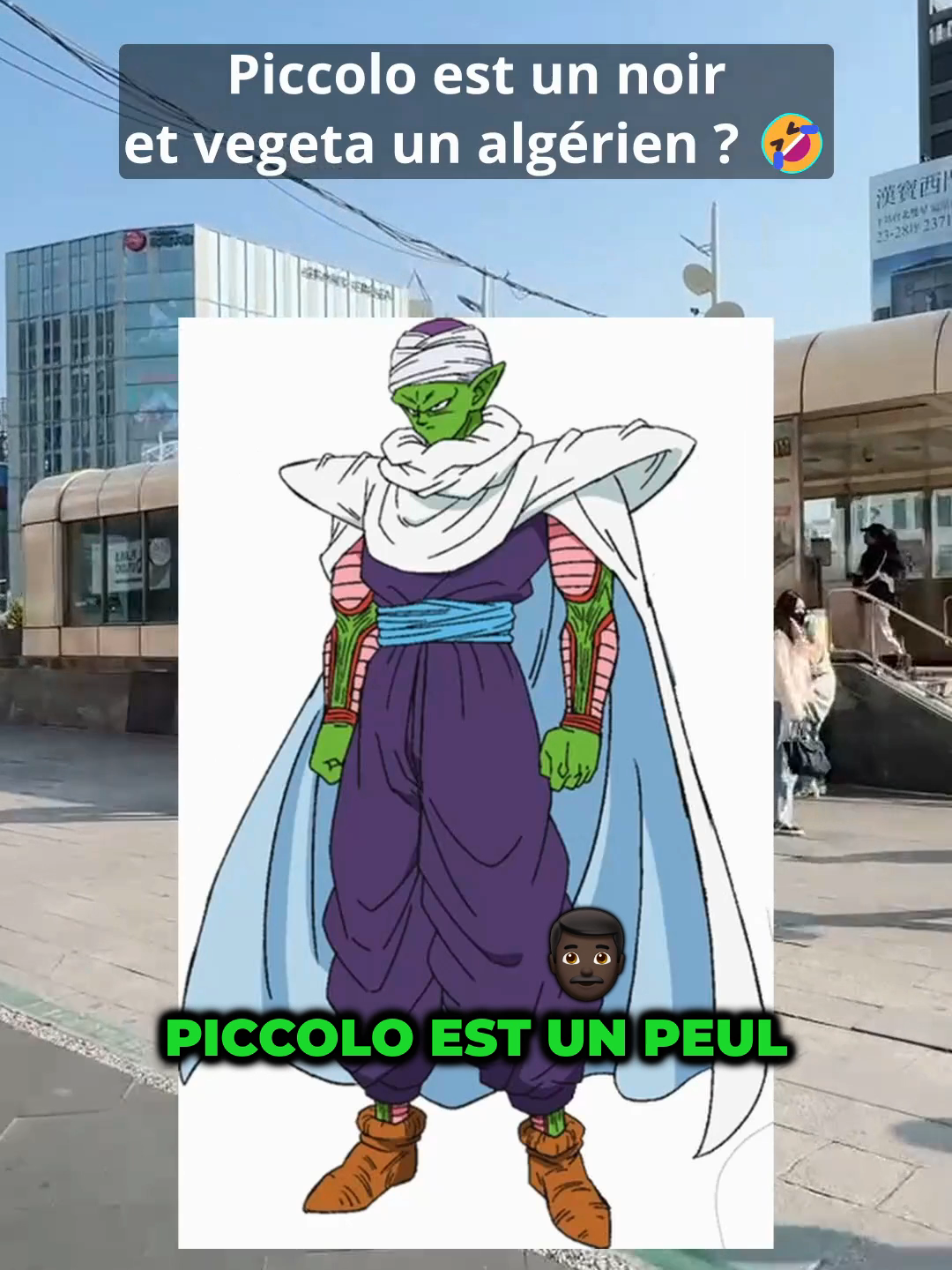 DBZ selon Papesan 😂 #papesan #dbz #dragonball #vegeta #goku #algerien #noir