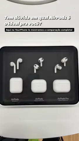 diferenças entre os airpods #diferenças  #airpods #tiktok   #airpods3rdgeneration