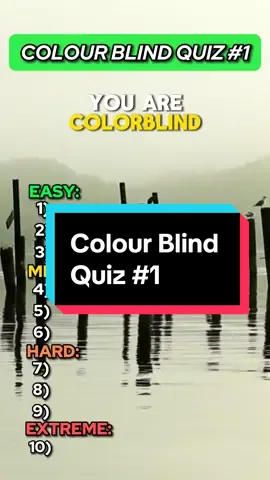 Are you color blind and didn’t know lt? Take this quiz and see for yourself. #quiz #questionsandanswers #quizzed #colorblind